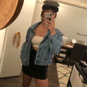 Brandy Melville oversized denim jacket